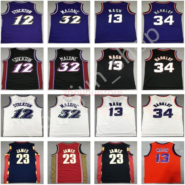 mitchell ness mens stitched basketball karl malone 32 john stockton 12 steve nash13 charles barkley 34 james high s, Black
mitchell ness mens stitched basketball karl malone 32 john stockton 12 steve nash13 charles barkley 34 james high s, Black