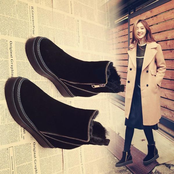shoes women's rubber boots winter footwear clogs platform booties ladies boots-women australia zipper round toe rain 2021, Black
shoes women's rubber boots winter footwear clogs platform booties ladies boots-women australia zipper round toe rain 2021, Black
