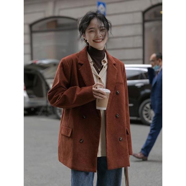 women's suits & blazers nic winter spring corduroy single breasted pockets formal suit coat jacket female outerwear chic, White;black
women's suits & blazers nic winter spring corduroy single breasted pockets formal suit coat jacket female outerwear chic, White;black