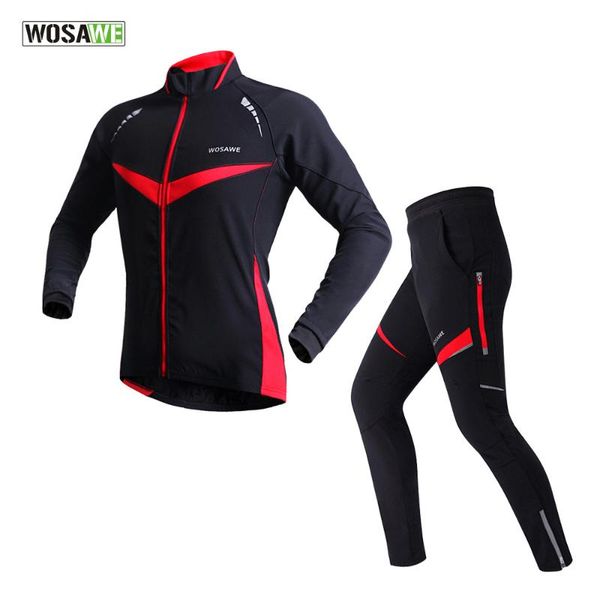 winter thermal fleece cycling jackets men long sleeve jersey suit riding bike mtb clothing pants set racing sets, Black;blue
winter thermal fleece cycling jackets men long sleeve jersey suit riding bike mtb clothing pants set racing sets, Black;blue