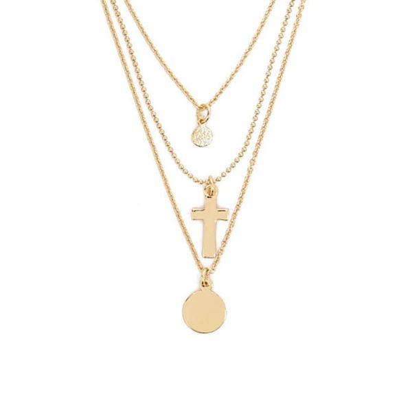 chains the european and american fashion accessory product multi-level contracted cross pendant necklace women wholesale xl749 by hand, Silver
chains the european and american fashion accessory product multi-level contracted cross pendant necklace women wholesale xl749 by hand, Silver