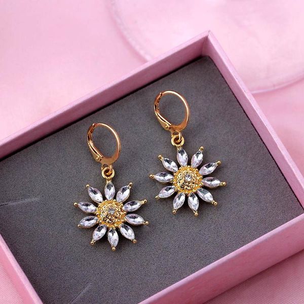 dangle & chandelier fashion korean transparent crystal sunflower charms drop earring gold color metal plant pendants hoop earrings cute jewe, Silver
dangle & chandelier fashion korean transparent crystal sunflower charms drop earring gold color metal plant pendants hoop earrings cute jewe, Silver