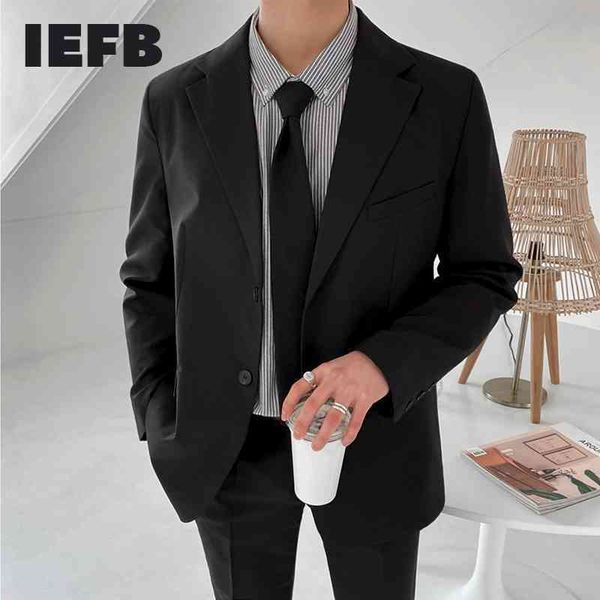 iefb /men's wear korean style casual small suit coat spring handsome single breasted blazer coat trendy clothes male 9y3448 210524, White;black
iefb /men's wear korean style casual small suit coat spring handsome single breasted blazer coat trendy clothes male 9y3448 210524, White;black