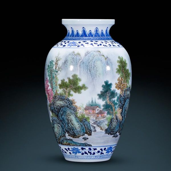 vases jingdezhen master hand painted blue and white porcelain landscape painting vase chinese living room decoration ceramic
vases jingdezhen master hand painted blue and white porcelain landscape painting vase chinese living room decoration ceramic