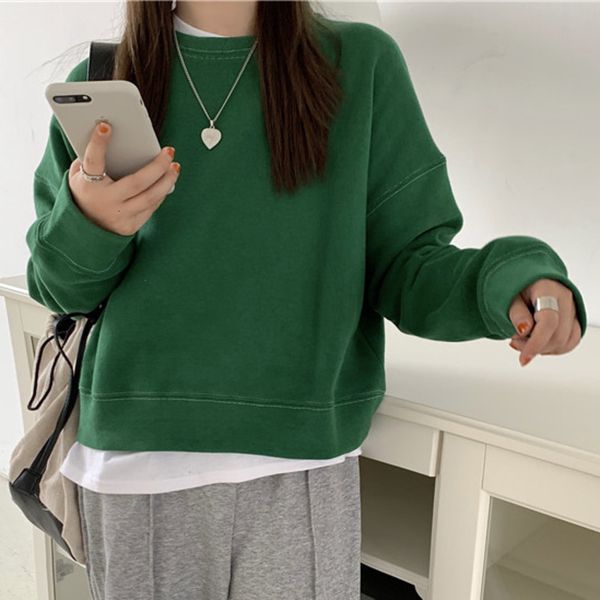 women's jackets female sweat hirts korean spring loose cap less fine salt versatile leisure long women's sweater 07r0, Black;brown
women's jackets female sweat hirts korean spring loose cap less fine salt versatile leisure long women's sweater 07r0, Black;brown