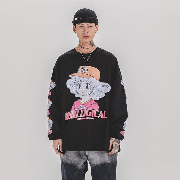 men's hoodies & sweatshirts aolamegs sweatshirt cartoon comics print pullover cozy 3 color optional all-match hip hop college style str, Black
men's hoodies & sweatshirts aolamegs sweatshirt cartoon comics print pullover cozy 3 color optional all-match hip hop college style str, Black