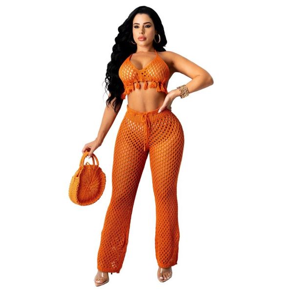 women's swimwear two piece swimsuit women sleeveless crop and wide leg pants fashion grid hollow beach bikini cover up sets, White;black
women's swimwear two piece swimsuit women sleeveless crop and wide leg pants fashion grid hollow beach bikini cover up sets, White;black