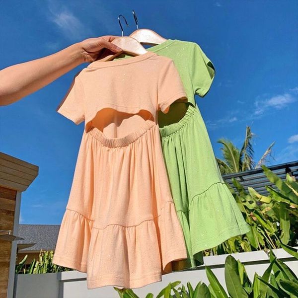 2 7y baby girls girl dresses waist pleated for children summer clothes kids solid color princess backless, Red;yellow
2 7y baby girls girl dresses waist pleated for children summer clothes kids solid color princess backless, Red;yellow
