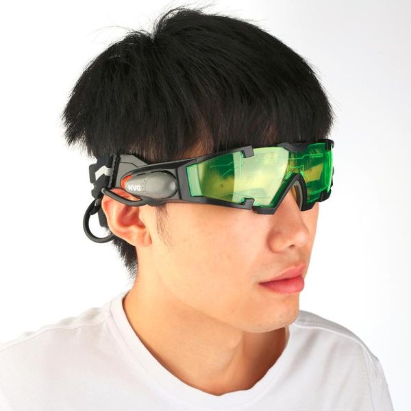 sunglasses eye shield hunting night goggles green led lights ergonomic device adable elastic children, White;black
sunglasses eye shield hunting night goggles green led lights ergonomic device adable elastic children, White;black