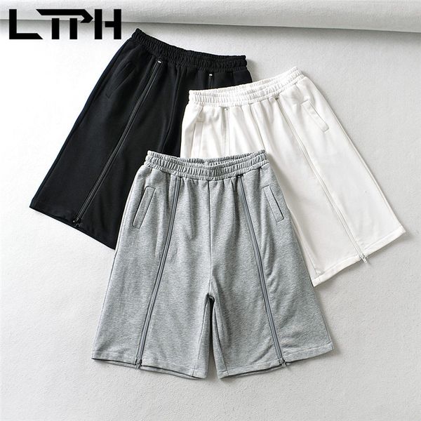 korean casual five points pants zipper design solid color high waist pocket sweatpants gym cycling joggers summer 210427, Black;white
korean casual five points pants zipper design solid color high waist pocket sweatpants gym cycling joggers summer 210427, Black;white