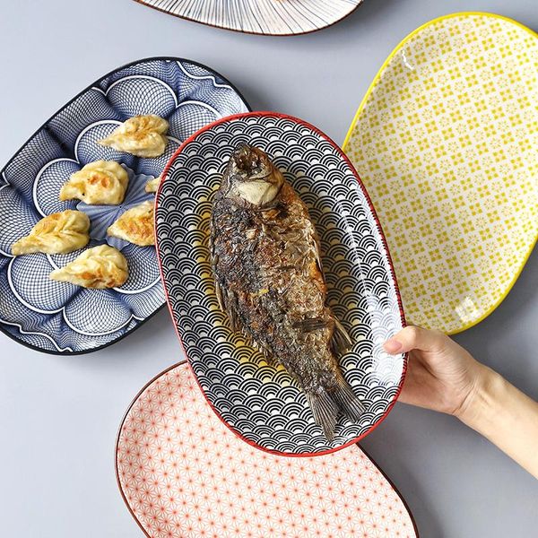 dishes & plates japanese ceramic plate creative home steamed fish web celebrity restaurant cutlery 10 inches oval
dishes & plates japanese ceramic plate creative home steamed fish web celebrity restaurant cutlery 10 inches oval