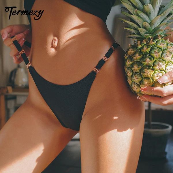 women's panties termezy women lingerie low-waist temptation briefs tanga t-back g-string femal metal solid underwear knickers, Black;pink
women's panties termezy women lingerie low-waist temptation briefs tanga t-back g-string femal metal solid underwear knickers, Black;pink