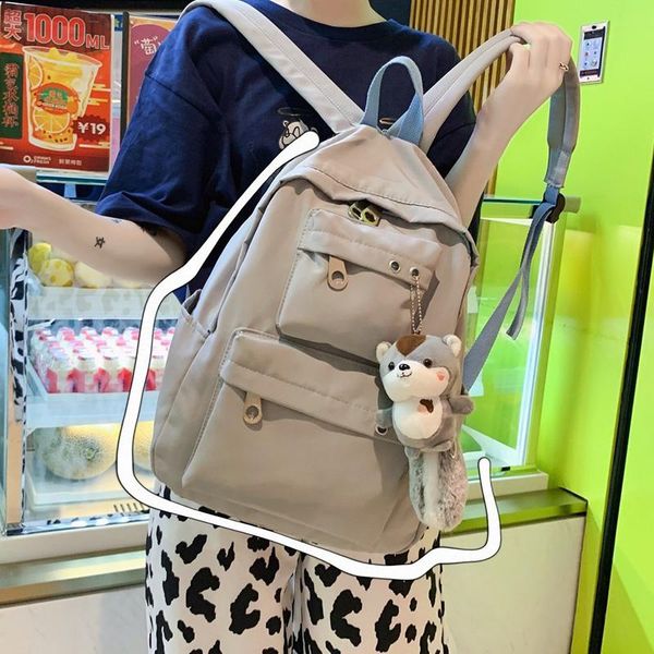 women large capacity waterproof nylon rucksack 2021 fashion backpacks shoulders female small schoolbag backpack
women large capacity waterproof nylon rucksack 2021 fashion backpacks shoulders female small schoolbag backpack