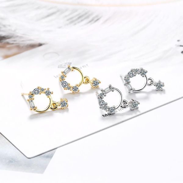 stud small circle gold zircon 925 sterling silver earrings for woman korean style female fashion jewelry flower cute ear rings, Golden;silver
stud small circle gold zircon 925 sterling silver earrings for woman korean style female fashion jewelry flower cute ear rings, Golden;silver