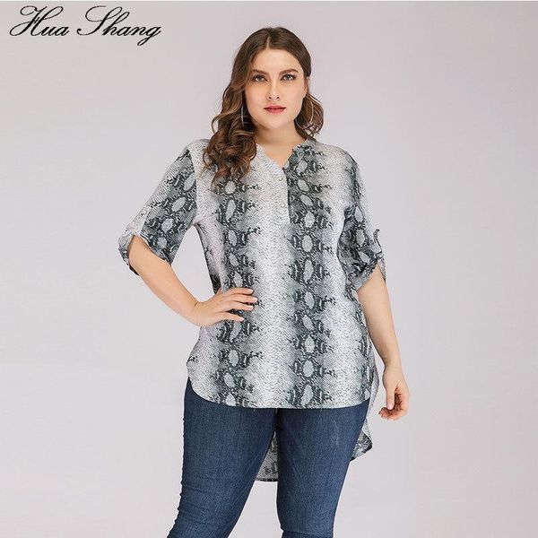 women's blouses & shirts 5xl 6xl plus size blouse shirt women 2021 fashion v neck half sleeve snake skin print irregular long ladies tu, White
women's blouses & shirts 5xl 6xl plus size blouse shirt women 2021 fashion v neck half sleeve snake skin print irregular long ladies tu, White