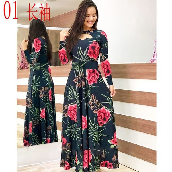 elegant spring autumn women dress casual bohmia flower print maxi es fashion hollow out tunic vestido plus size s-5xl 210517, Black;gray
elegant spring autumn women dress casual bohmia flower print maxi es fashion hollow out tunic vestido plus size s-5xl 210517, Black;gray