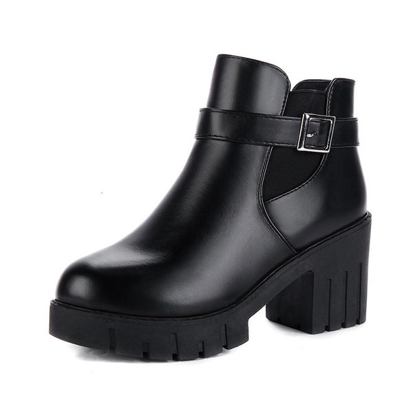 dress shoes women boots vintage platform autumn winter martin boots block heel short booties slip on buckle woman 3j1o, Black
dress shoes women boots vintage platform autumn winter martin boots block heel short booties slip on buckle woman 3j1o, Black
