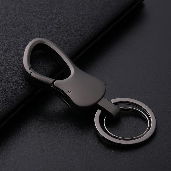 keychains keychain men's classic belt waist simple metal car key pendant, Silver 
keychains keychain men's classic belt waist simple metal car key pendant, Silver