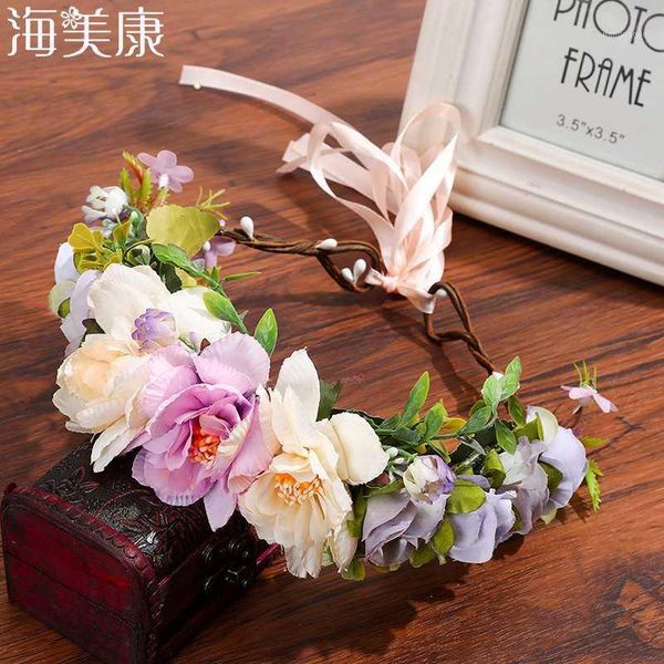 haimeikang women wedding flower crown wreath bohemia handmade floral garlands headband hair accessories bride headdress1
haimeikang women wedding flower crown wreath bohemia handmade floral garlands headband hair accessories bride headdress1
