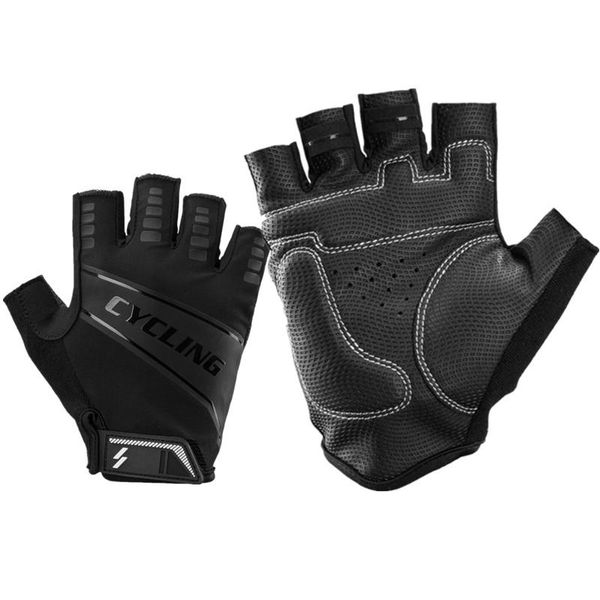 half finger cycling gloves anti-skid breathable mtb mountain bike motorcycle sbr pad shockproof bicycle sport gym, Black
half finger cycling gloves anti-skid breathable mtb mountain bike motorcycle sbr pad shockproof bicycle sport gym, Black