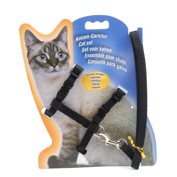 cat collars & leads collar adjustable nylon harness and leash set small cats dogs walking kitten puppy firm durable safety rope pet accessor
cat collars & leads collar adjustable nylon harness and leash set small cats dogs walking kitten puppy firm durable safety rope pet accessor