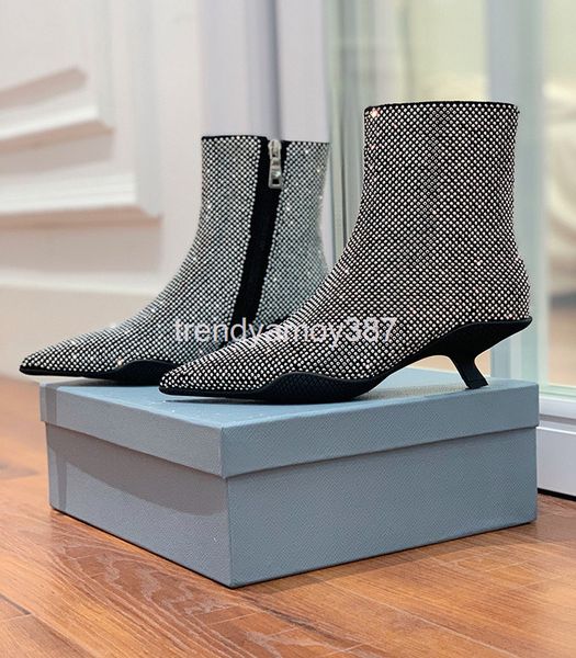 dress shoes pointed high heel short boots women's thin middle side zipper fashion single shoes small ankle, Black
dress shoes pointed high heel short boots women's thin middle side zipper fashion single shoes small ankle, Black