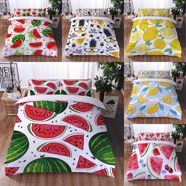 bedding sets 3d children cartoon watermelon pineapple print cute duvet cover bedclothes comfortable fruit bed full king single size set
bedding sets 3d children cartoon watermelon pineapple print cute duvet cover bedclothes comfortable fruit bed full king single size set