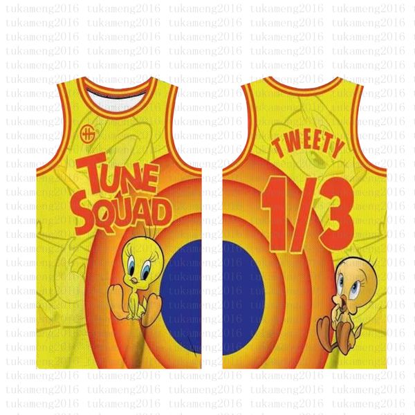 2021 ncaa movie space jam tune squad 1/3 tweety basketball jersey 23 michael blue 1 bugs lebron 6 james 7 r.runner taz 10 chea, Black;red
2021 ncaa movie space jam tune squad 1/3 tweety basketball jersey 23 michael blue 1 bugs lebron 6 james 7 r.runner taz 10 chea, Black;red