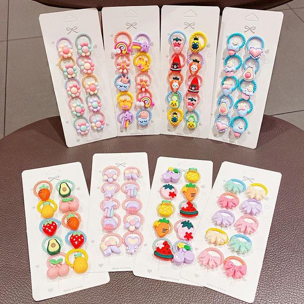 hair accessories 10pcs girls cartoon flower animal small elastic bands scrunchie kids ponytail tie rubber set, Slivery;white
hair accessories 10pcs girls cartoon flower animal small elastic bands scrunchie kids ponytail tie rubber set, Slivery;white