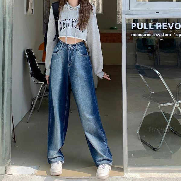women's jeans real s cost-effective internet celebrity autumn and winter loose baggy pants gradient cow, Blue
women's jeans real s cost-effective internet celebrity autumn and winter loose baggy pants gradient cow, Blue