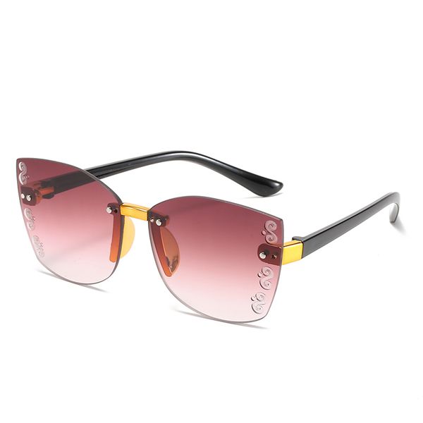 2020 new stylish rimless children cat eye sunglasses fashion kid square pink gradient sun glasses boy girl goggle uv400 eyewear glasses whol, White;black
2020 new stylish rimless children cat eye sunglasses fashion kid square pink gradient sun glasses boy girl goggle uv400 eyewear glasses whol, White;black