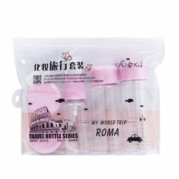 storage bottles & jars 7pcs/set travel set refillable containers for liquid shampoo with spray bottle cosmetic cream
storage bottles & jars 7pcs/set travel set refillable containers for liquid shampoo with spray bottle cosmetic cream
