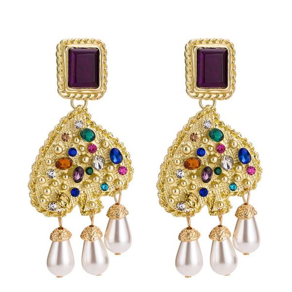 stud adolph vintage gold color crystal earring woman simulated pearl heart earrings extendy jewelry statement accessories, Golden;silver
stud adolph vintage gold color crystal earring woman simulated pearl heart earrings extendy jewelry statement accessories, Golden;silver