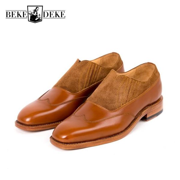 mens vintage mixed color formal business round toe cowhide spring autumn breathable genuine leather dress shoes, Black
mens vintage mixed color formal business round toe cowhide spring autumn breathable genuine leather dress shoes, Black