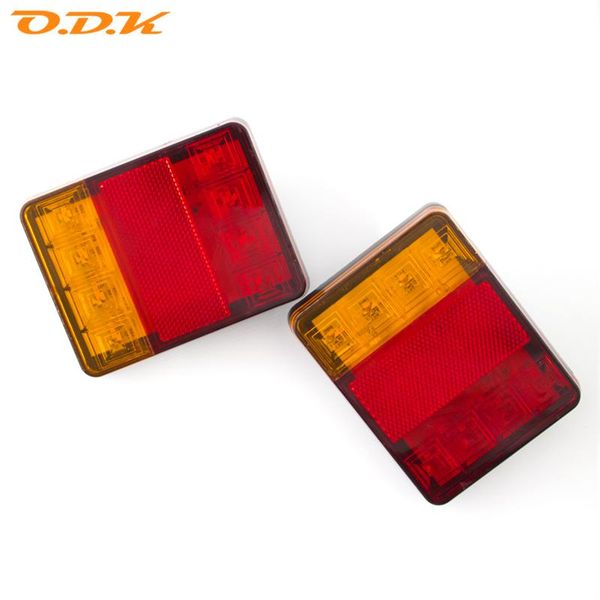 emergency lights 1/2pcs 8 led rear tail light 12v/24v taillight turn signal indicator slamp brake truck trailer caravan waterproof 
emergency lights 1/2pcs 8 led rear tail light 12v/24v taillight turn signal indicator slamp brake truck trailer caravan waterproof