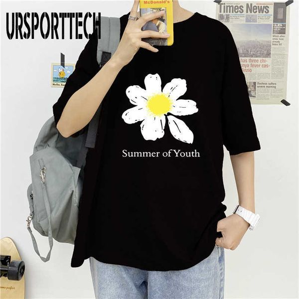 mens harajuku flower print t shirts summer men hip hop oversized korean fashions t shirt male spring casual tees 210528, White;black
mens harajuku flower print t shirts summer men hip hop oversized korean fashions t shirt male spring casual tees 210528, White;black