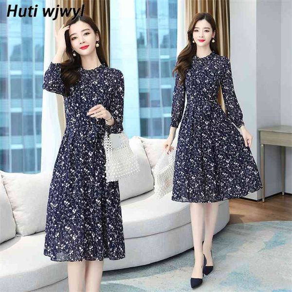 korean elegant floral chiffon dress autumn winter vintage long sleeve midi 5xl plus size women bodycon party vestidos 210528, Black;gray
korean elegant floral chiffon dress autumn winter vintage long sleeve midi 5xl plus size women bodycon party vestidos 210528, Black;gray