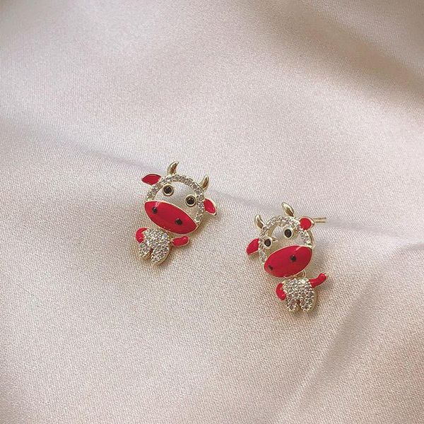 zodiac ox this life year earrings female lovely earnail contracted and compact anti-allergy tide red ornaments stud, Golden;silver
zodiac ox this life year earrings female lovely earnail contracted and compact anti-allergy tide red ornaments stud, Golden;silver