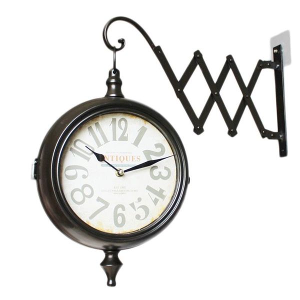 wall clocks retro clock double sided metal home living room decorations silent watches bedroom decor reloj de pared gift
wall clocks retro clock double sided metal home living room decorations silent watches bedroom decor reloj de pared gift