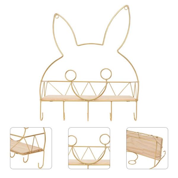 hooks & rails 1pc creative storage shelf room wall iron art adornment sundries organizing rack
hooks & rails 1pc creative storage shelf room wall iron art adornment sundries organizing rack
