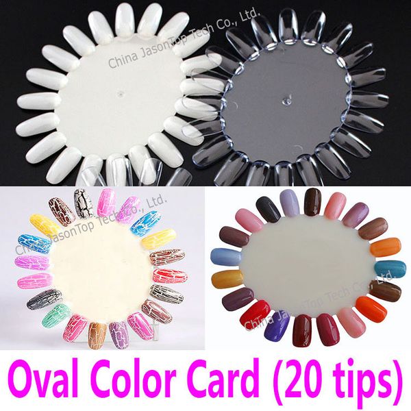 20 tips oval nail polish display card wheel false nail tips art practice training tool color showing card natural clear, Silver
20 tips oval nail polish display card wheel false nail tips art practice training tool color showing card natural clear, Silver
