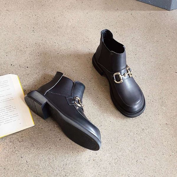 black short boots women's low heel spring and autumn versatile single boot tube chelsea square head boots
black short boots women's low heel spring and autumn versatile single boot tube chelsea square head boots