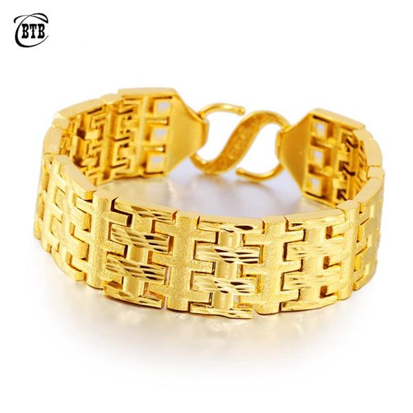 link, chain fashion muslim domineering gold jewelry classic bracelet middle east banquet wedding accessories, Black
link, chain fashion muslim domineering gold jewelry classic bracelet middle east banquet wedding accessories, Black