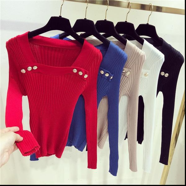 womens sweater buttons pullovers sweaters women knitted slim stretchy pullover female full sleeve clothing 9 1123 drop, White;black
womens sweater buttons pullovers sweaters women knitted slim stretchy pullover female full sleeve clothing 9 1123 drop, White;black