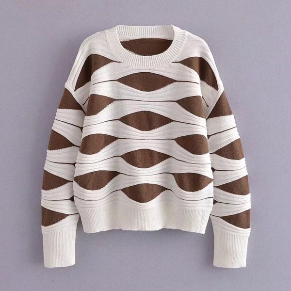 women's sweaters women 2021 fashion geometry knitted sweater jumper o neck female oversize pullovers chic, White;black
women's sweaters women 2021 fashion geometry knitted sweater jumper o neck female oversize pullovers chic, White;black