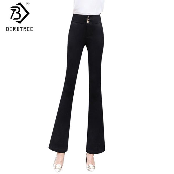 women's pants & capris spring solid pockets buttons high waist ankle length black flare office lady fashion b91813j, Black;white
women's pants & capris spring solid pockets buttons high waist ankle length black flare office lady fashion b91813j, Black;white