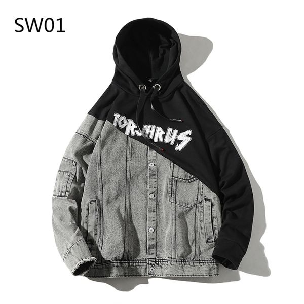 autumn models white denim stitching print hoodie trendy brand jacket men 210811, Black;brown
autumn models white denim stitching print hoodie trendy brand jacket men 210811, Black;brown