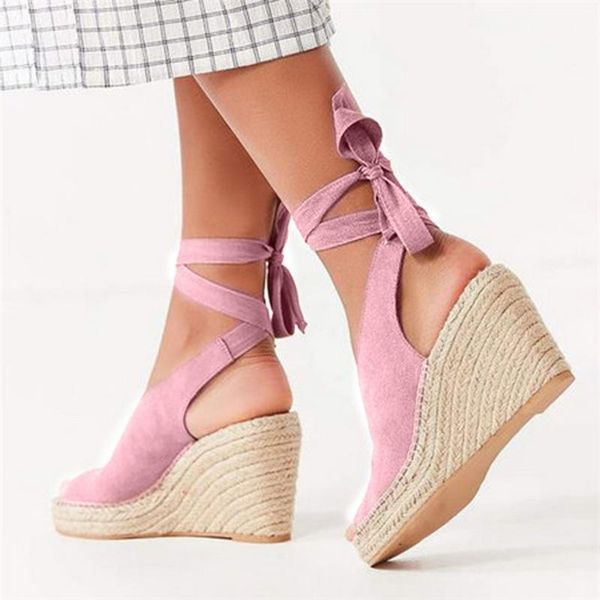 adisputent espadrilles women sandals open toe casual lace up platform feminina, Black
adisputent espadrilles women sandals open toe casual lace up platform feminina, Black