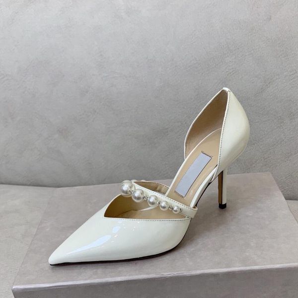 dress shoes 2021 autumn women high heel pointed women's pearl strap hollow ladies pumps big size 40, Black
dress shoes 2021 autumn women high heel pointed women's pearl strap hollow ladies pumps big size 40, Black