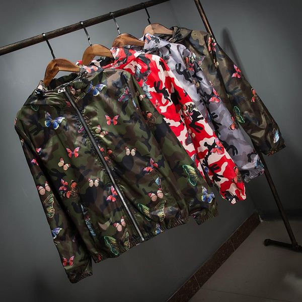 men's jackets 2021 autumn butterfly print clothes hooded windbreaker coat male outwear mens casual camouflage hoodie jacket, Black;brown
men's jackets 2021 autumn butterfly print clothes hooded windbreaker coat male outwear mens casual camouflage hoodie jacket, Black;brown